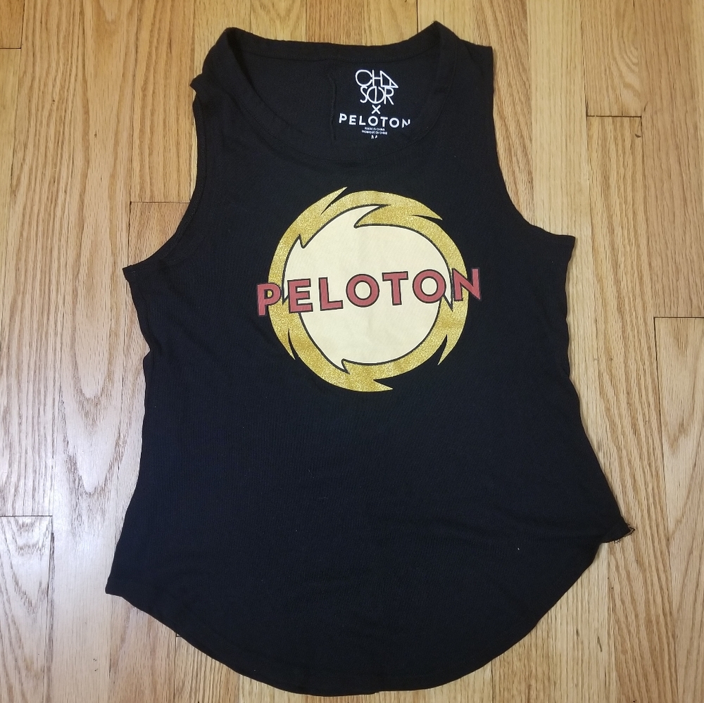 EUC Peloton Chaser women's black tank